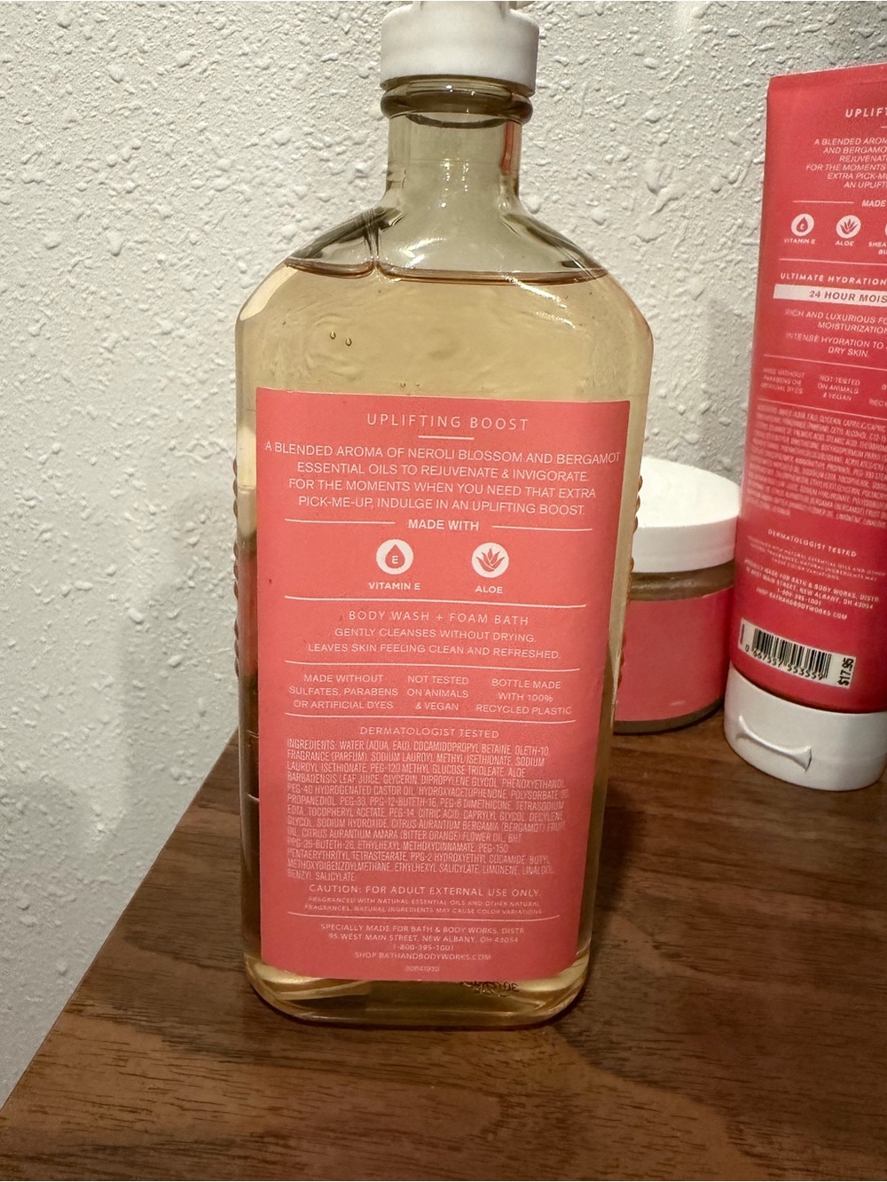 Bath & Body Works Aroma Uplifting Boost Neroli Blossom & Bergamot Body Care Set - Picture 3 of 5